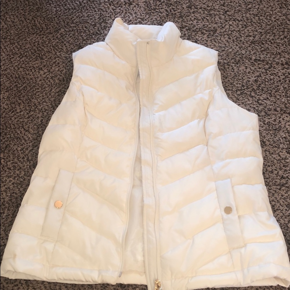Charter club cream vest